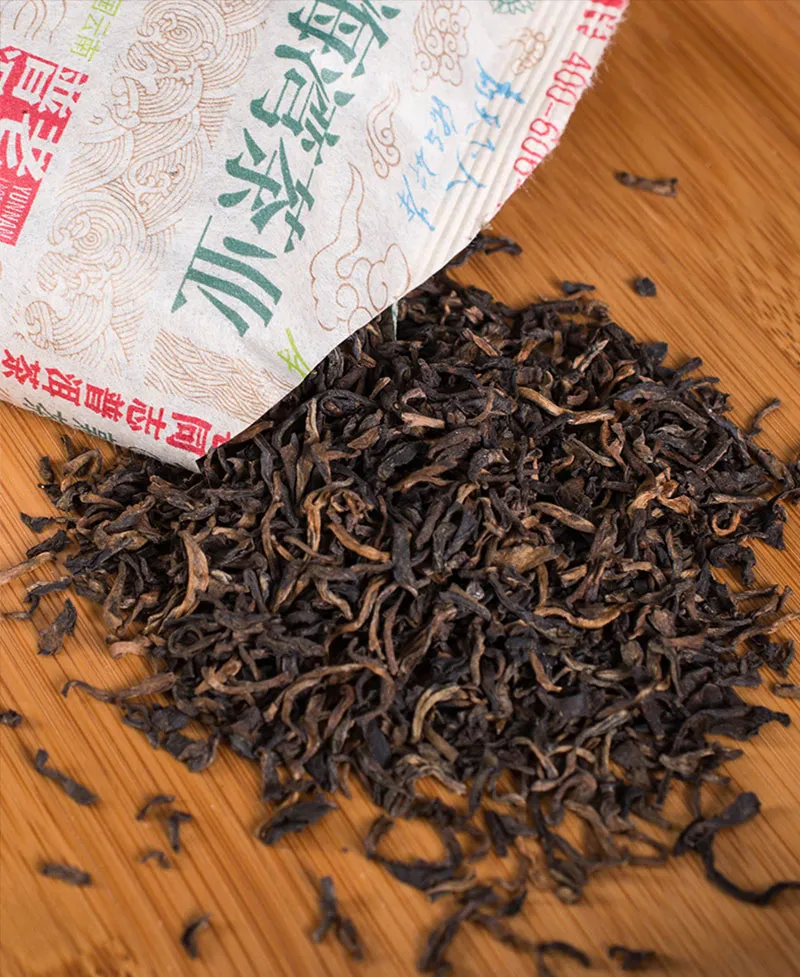 шу пуэр HAIWAN 9978.2 гунтин 2018 box 100g nB23 — изображение 3