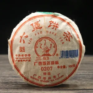 шу пуэр SANHE "0207" журавли 2014 100g nС199