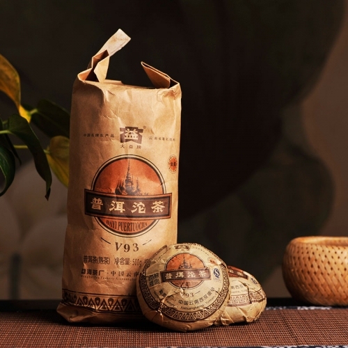 шу пуэр TAETEA "v93" MD 2009 DaYi 100g — изображение 5