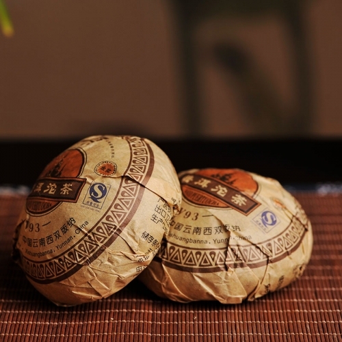 шу пуэр TAETEA "v93" MD 2009 DaYi 100g — изображение 4